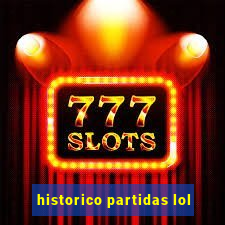 historico partidas lol